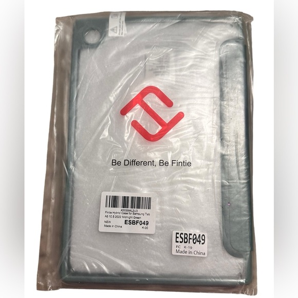 New in bag Finite Midnight Green Case for Samsung Tab A8 - Picture 6 of 6